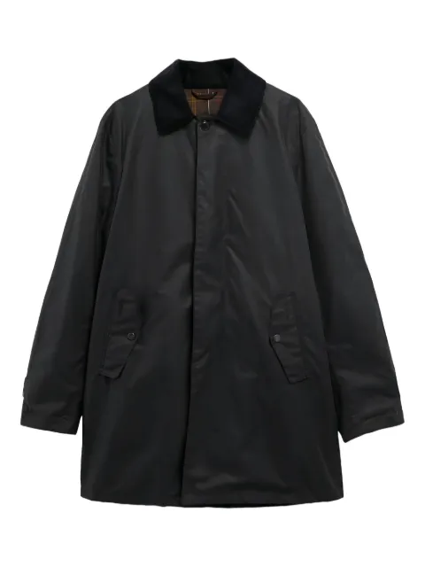 Baracuta x Barbour corduroy-collar coat