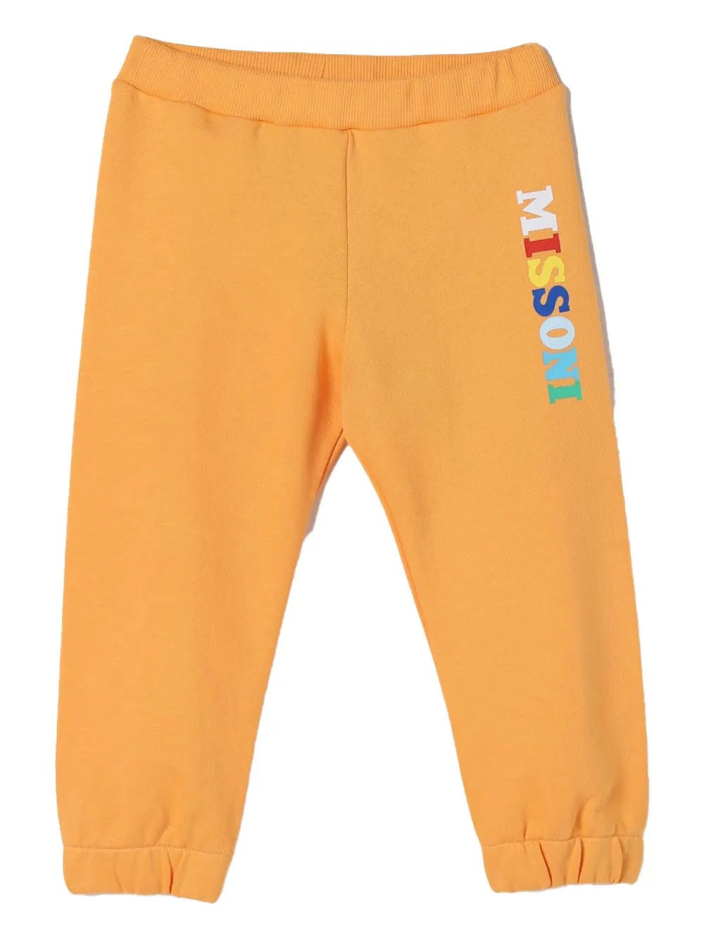 Missoni Kids Trainingsbroek met logoprint Geel
