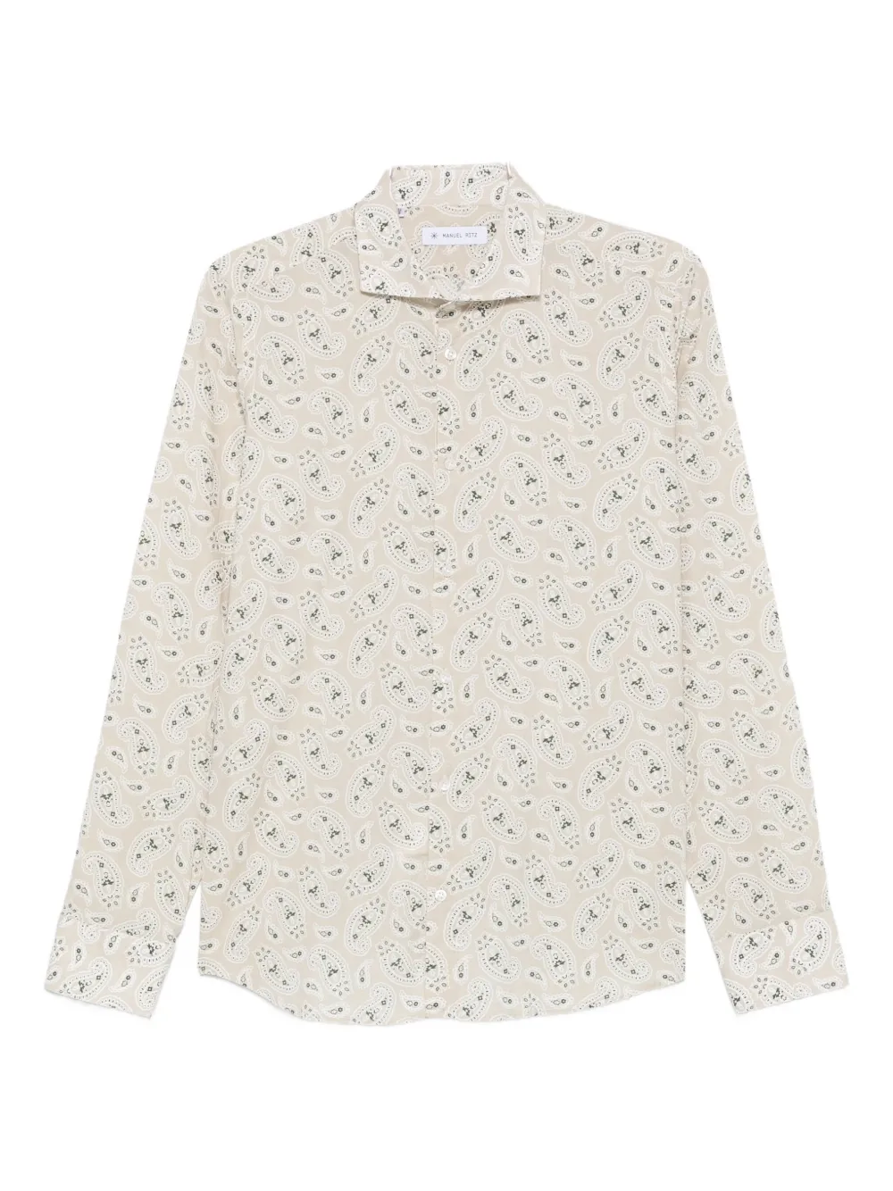 Manuel Ritz paisley-print shirt Beige