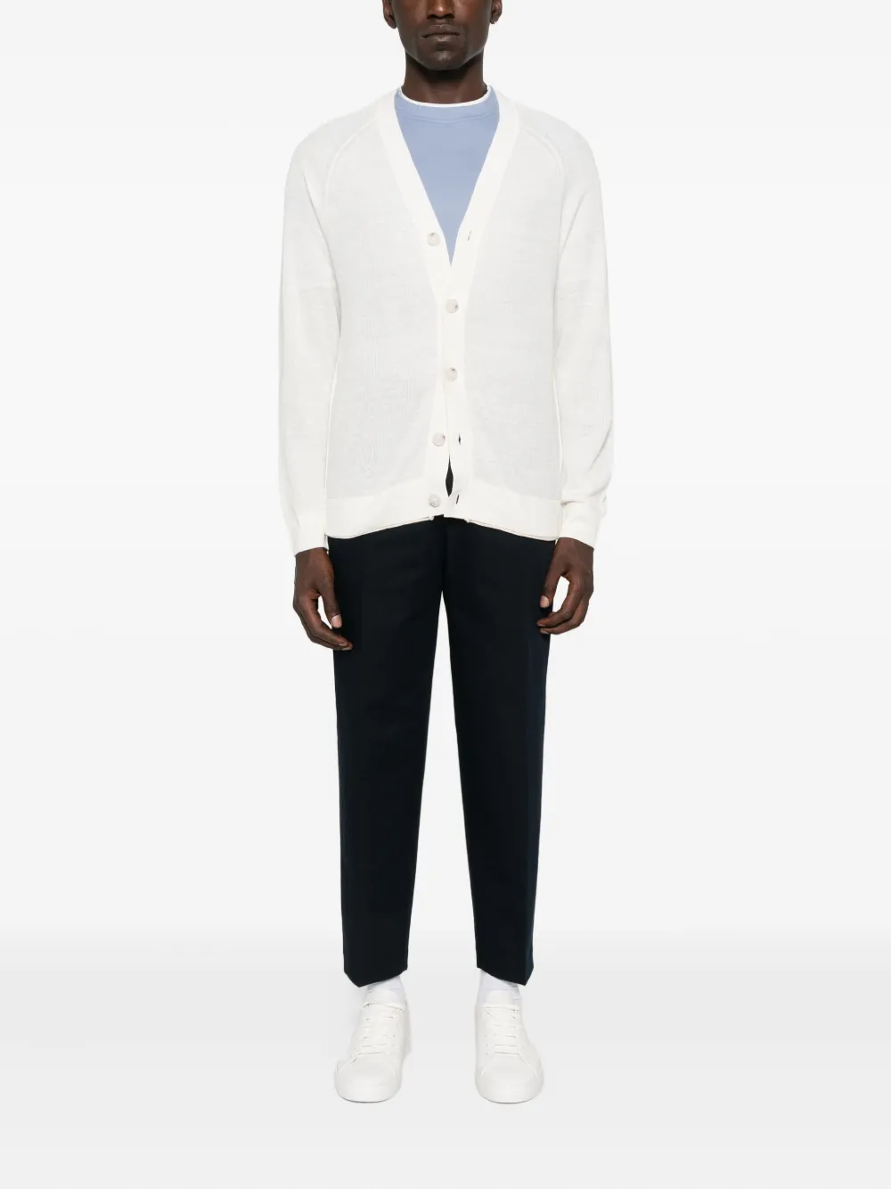 Paolo Pecora Gelaagd T-shirt Blauw