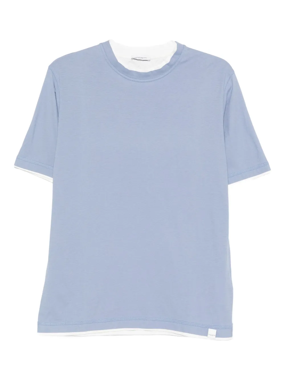Paolo Pecora Gelaagd T-shirt Blauw