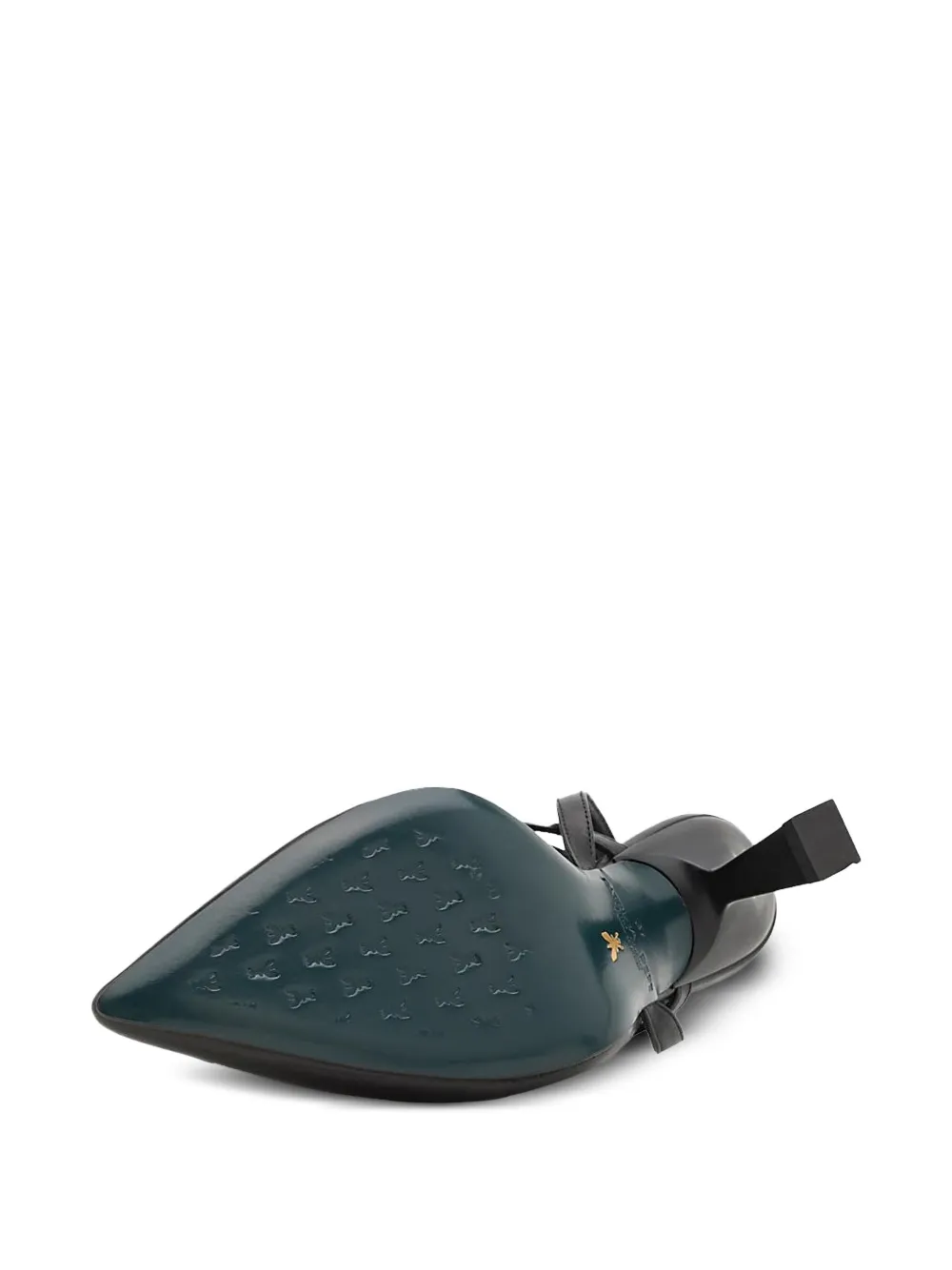 Patrizia Pepe 90 mm verfraaide pumps met enkelbandje Zwart