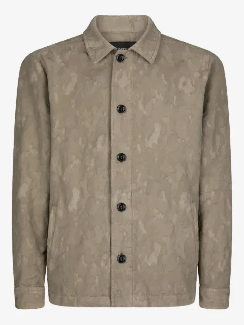 DONDUP sobrecamisa con motivo militar