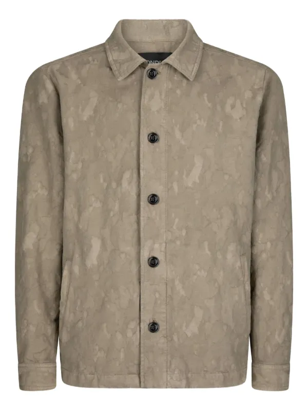 DONDUP camouflage-pattern Cotton Shirt Jacket Neutrals FARFETCH IN
