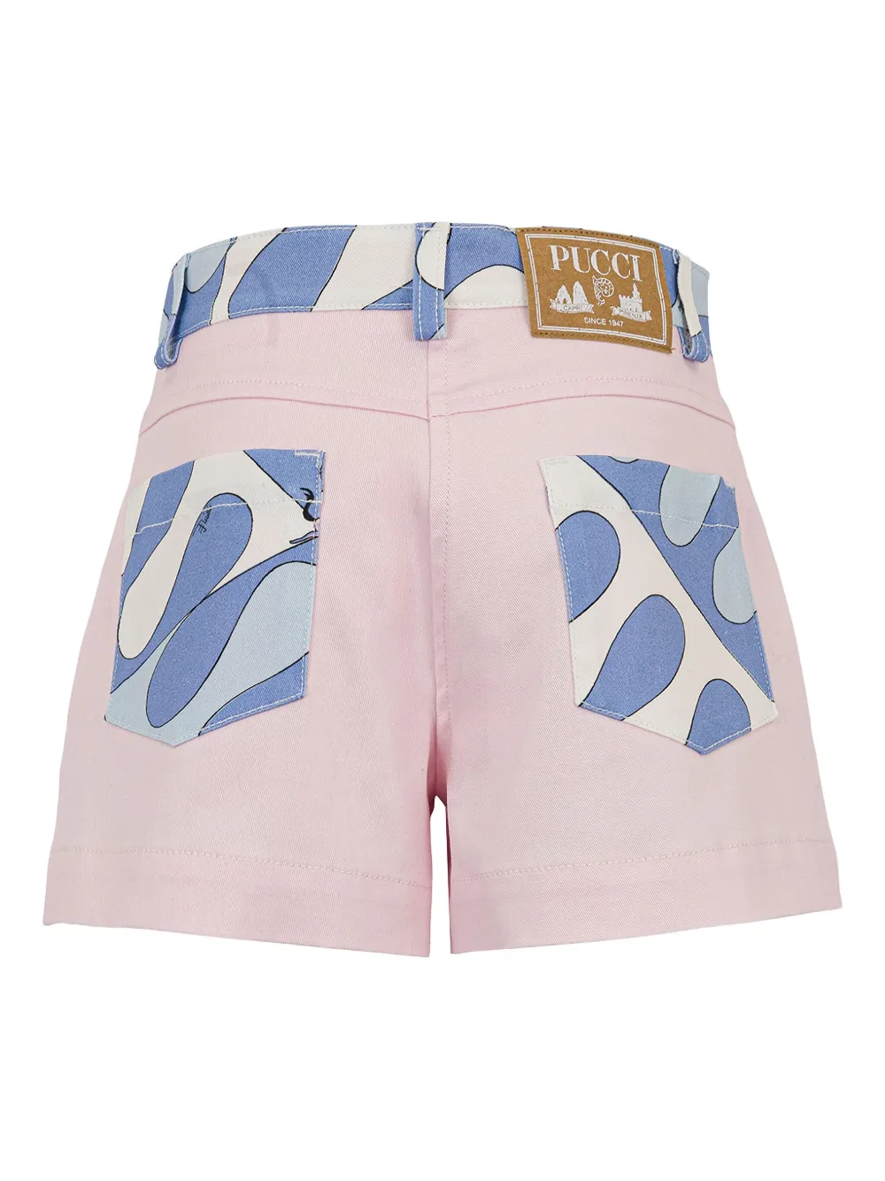 PUCCI Onde-print shorts Roze
