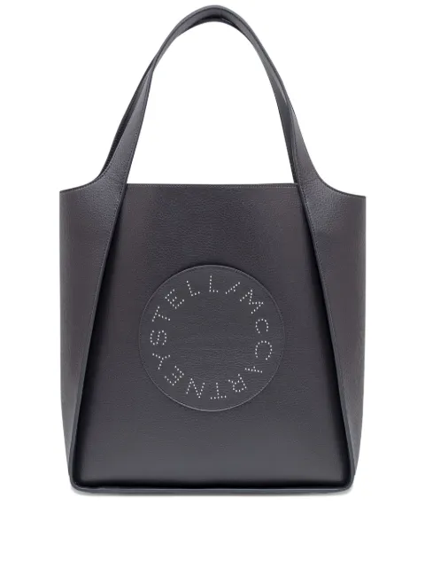 Stella McCartney logo-plaque tote bag