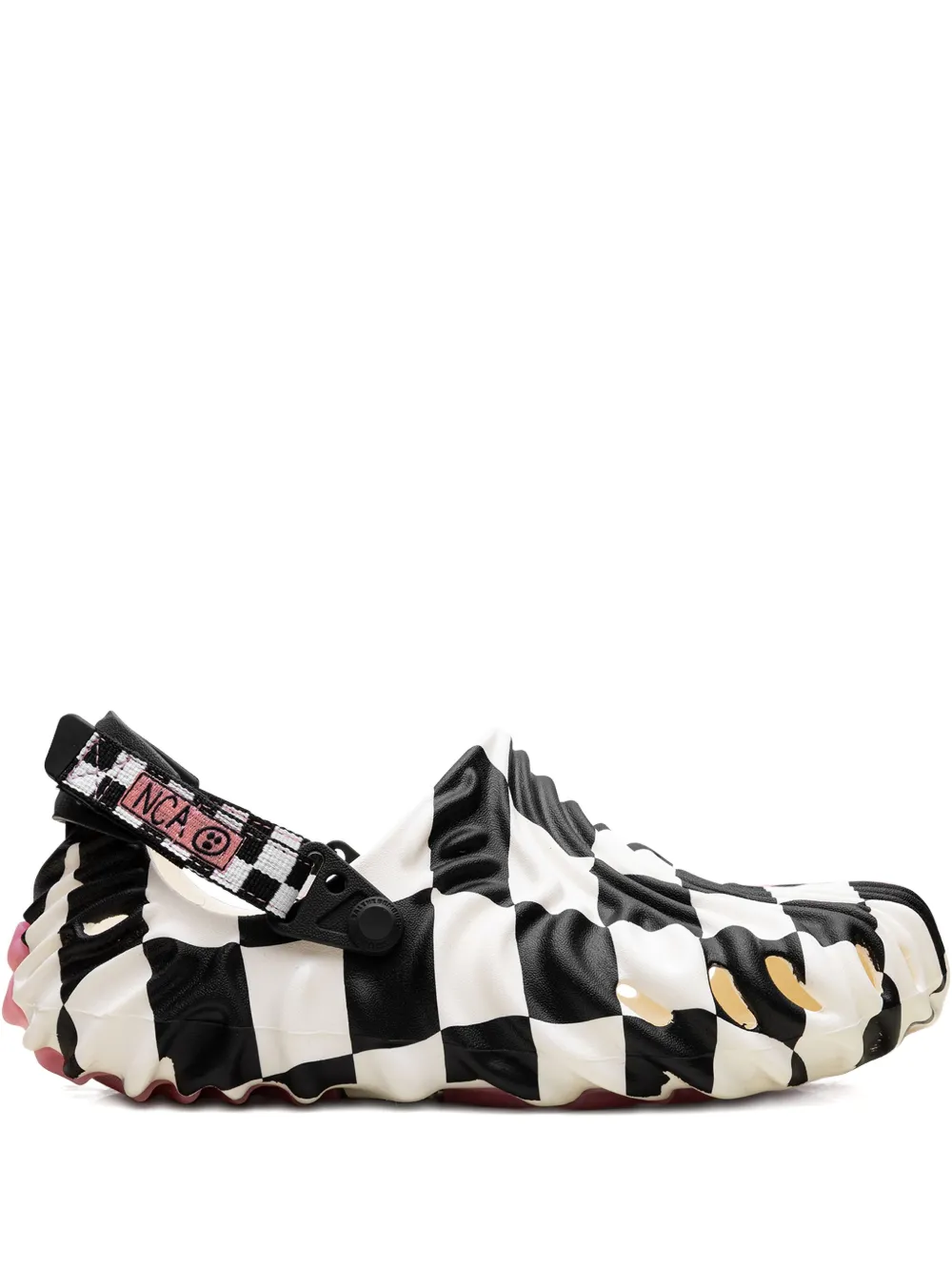 Crocs Pollex "Nina Chanel Abney Art Friends Thumbs Up Good Job" clogs Black