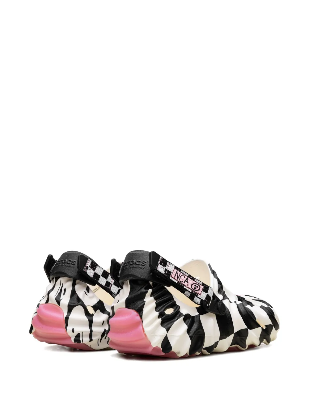 Crocs Pollex "Nina Chanel Abney Art Friends Thumbs Up Good Job" clogs Black