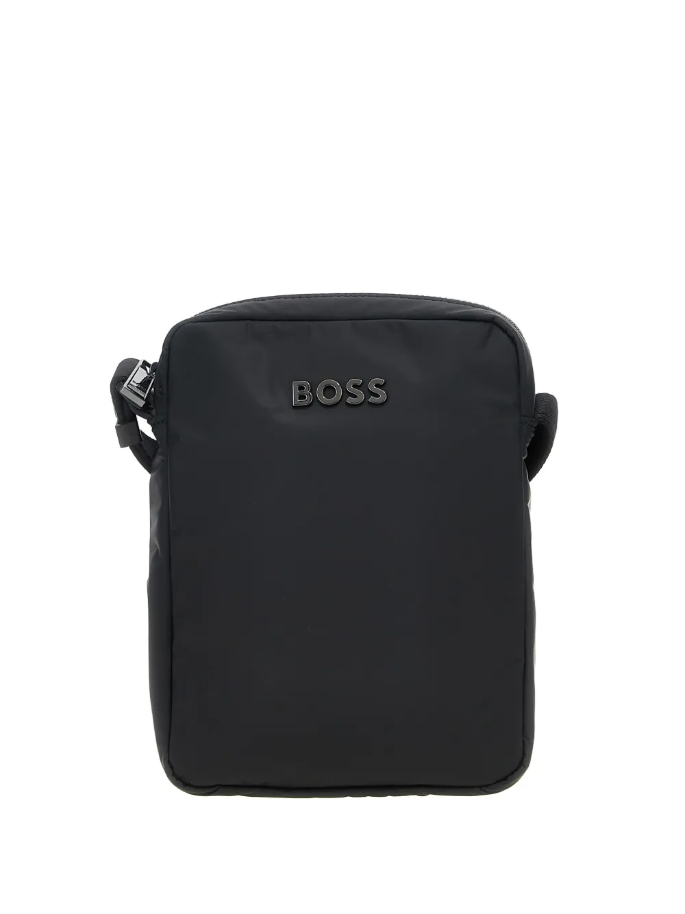 BOSS logo-appliqué messenger bag - Nero
