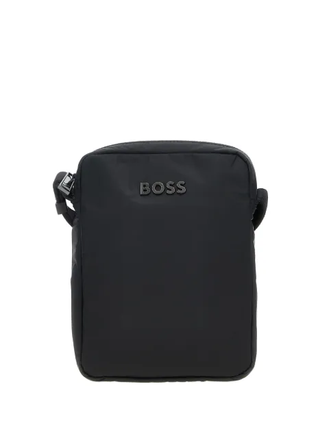 BOSS logo-appliqué messenger bag