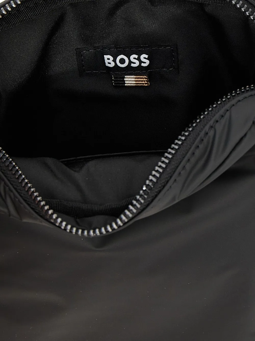 BOSS Messengertas met logo-applicatie Zwart