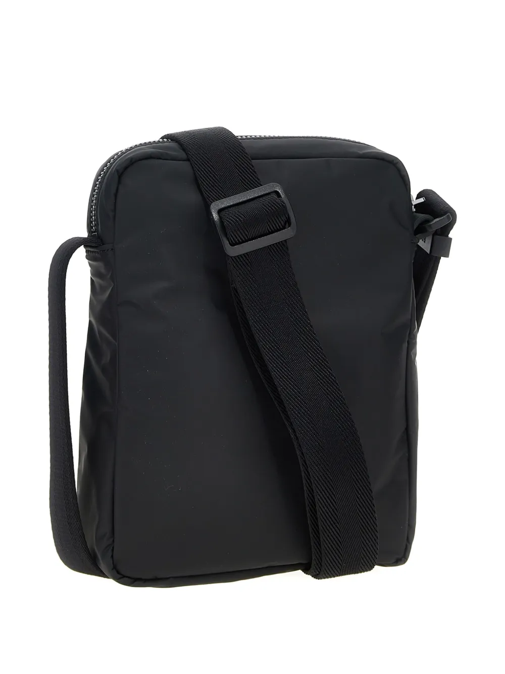 BOSS logo-appliqué messenger bag - Zwart
