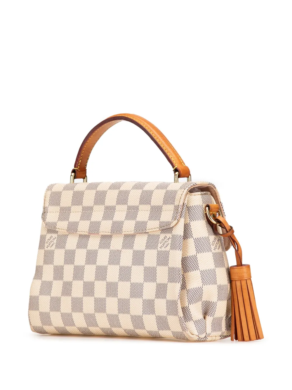 Pre-owned Louis Vuitton 2017 Damier Azur Croisette Satchel