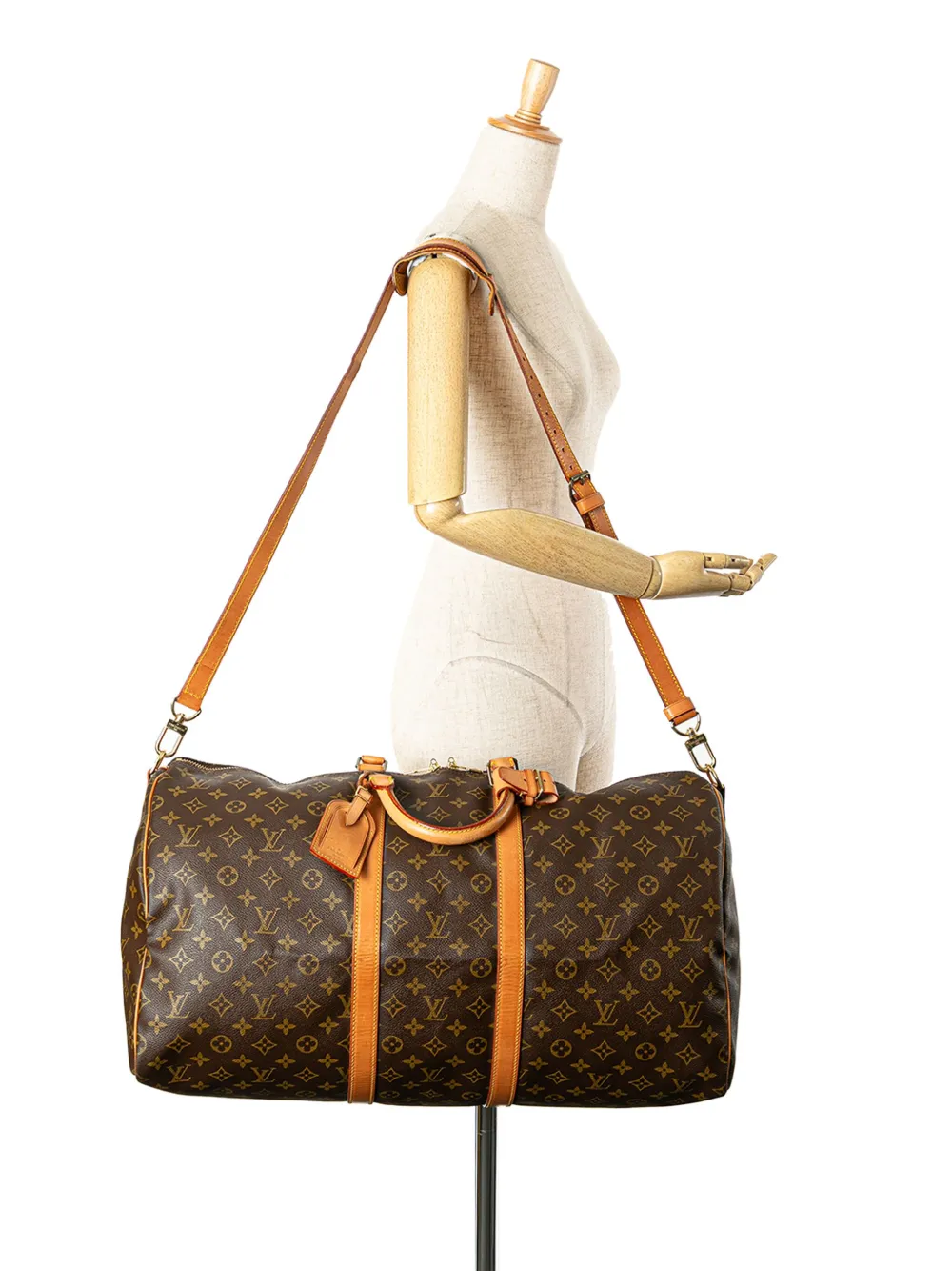 Louis Vuitton Pre-Owned 1992 Monogram Keepall Bandouliere 55 travel bag | Pre-Owned | Image 2