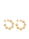 Maje beaded hoop earrings - Gold