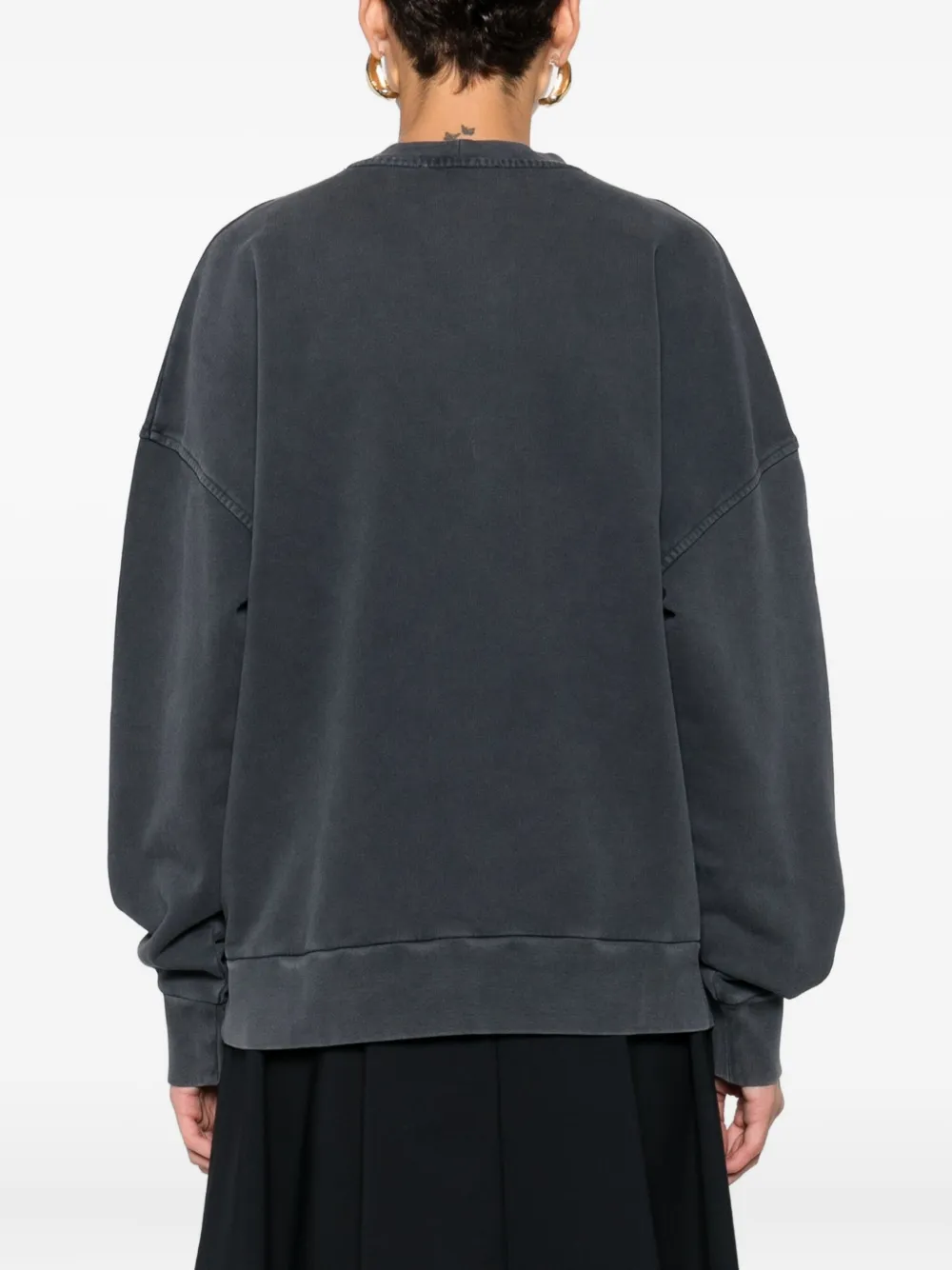 Maje Sweater met print Grijs