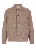 FURSAC tweed-pocket jacket - Brown