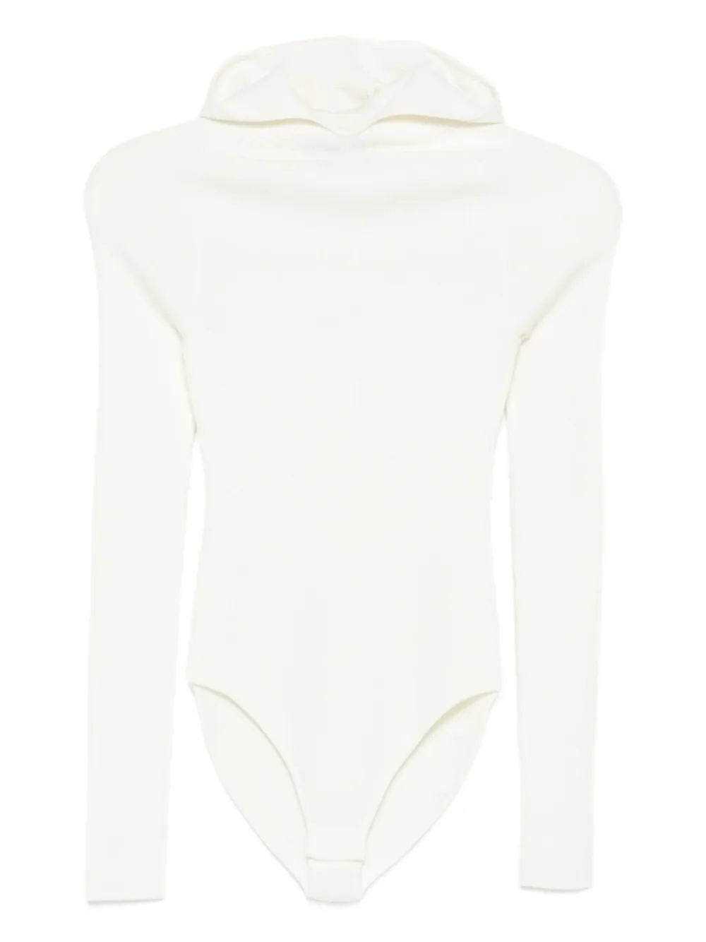 Maje long-sleeved hooded bodysuit | Neutrals | Image 1