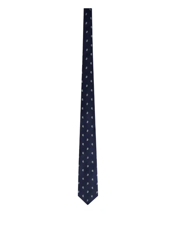 FURSAC Paisley-print Tie in Blue