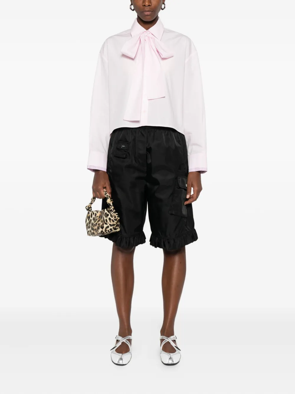 Maje Shirt met strikdetail - Roze