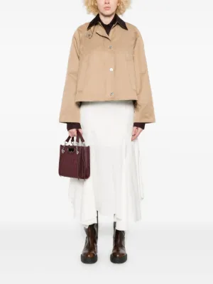 【関税 送料無料】maje ツイード クロップド ジャケット MAJE コットンツイード クロップドジャケット | THE OUTNET
