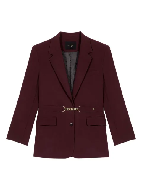 Maje chain-detail blazer