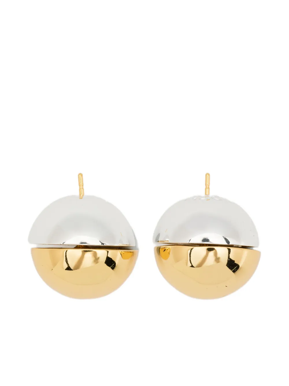 Maje brass earrings - Argento