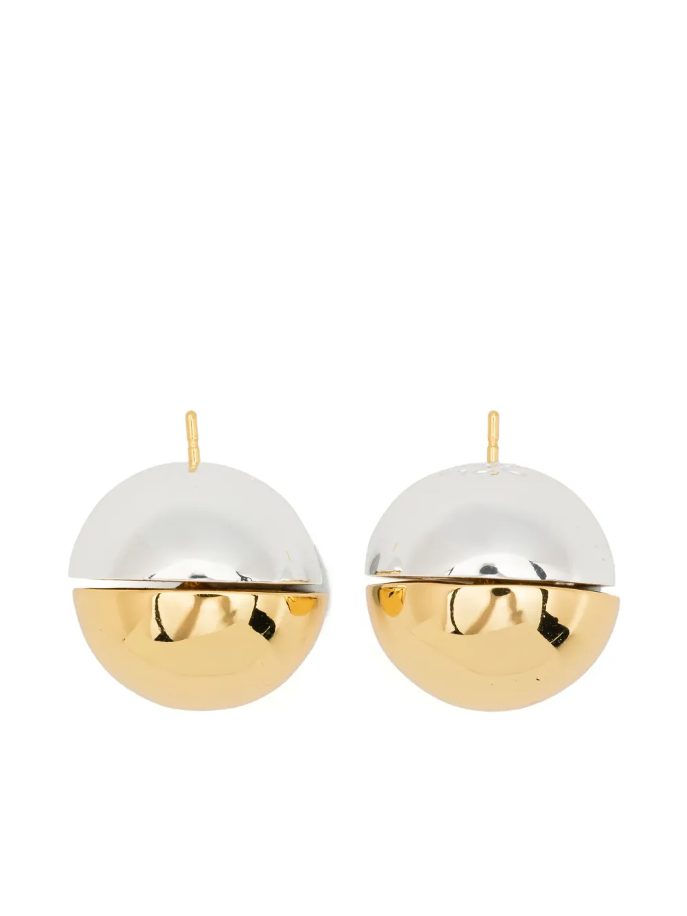 Maje aretes de latón | plateado | Image 1