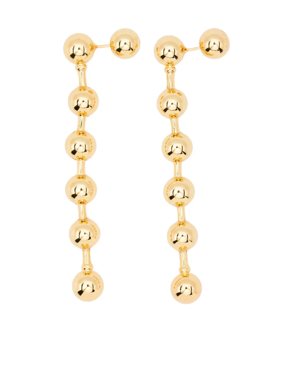 Maje sphere-drop earrings - Oro