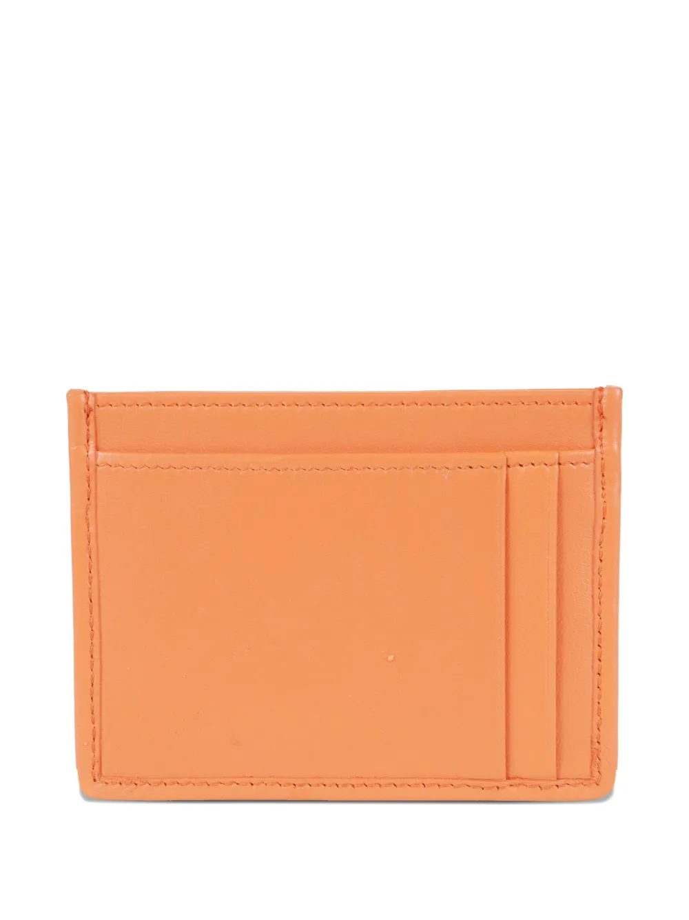 Miu matelassé-motif card holder Oranje