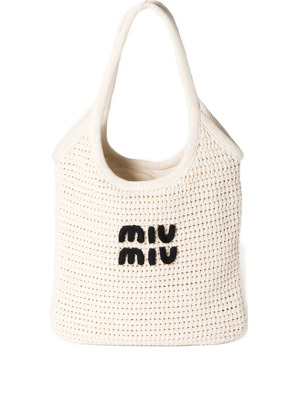 Miu Miu Borsa tote Ivy media - Toni neutri
