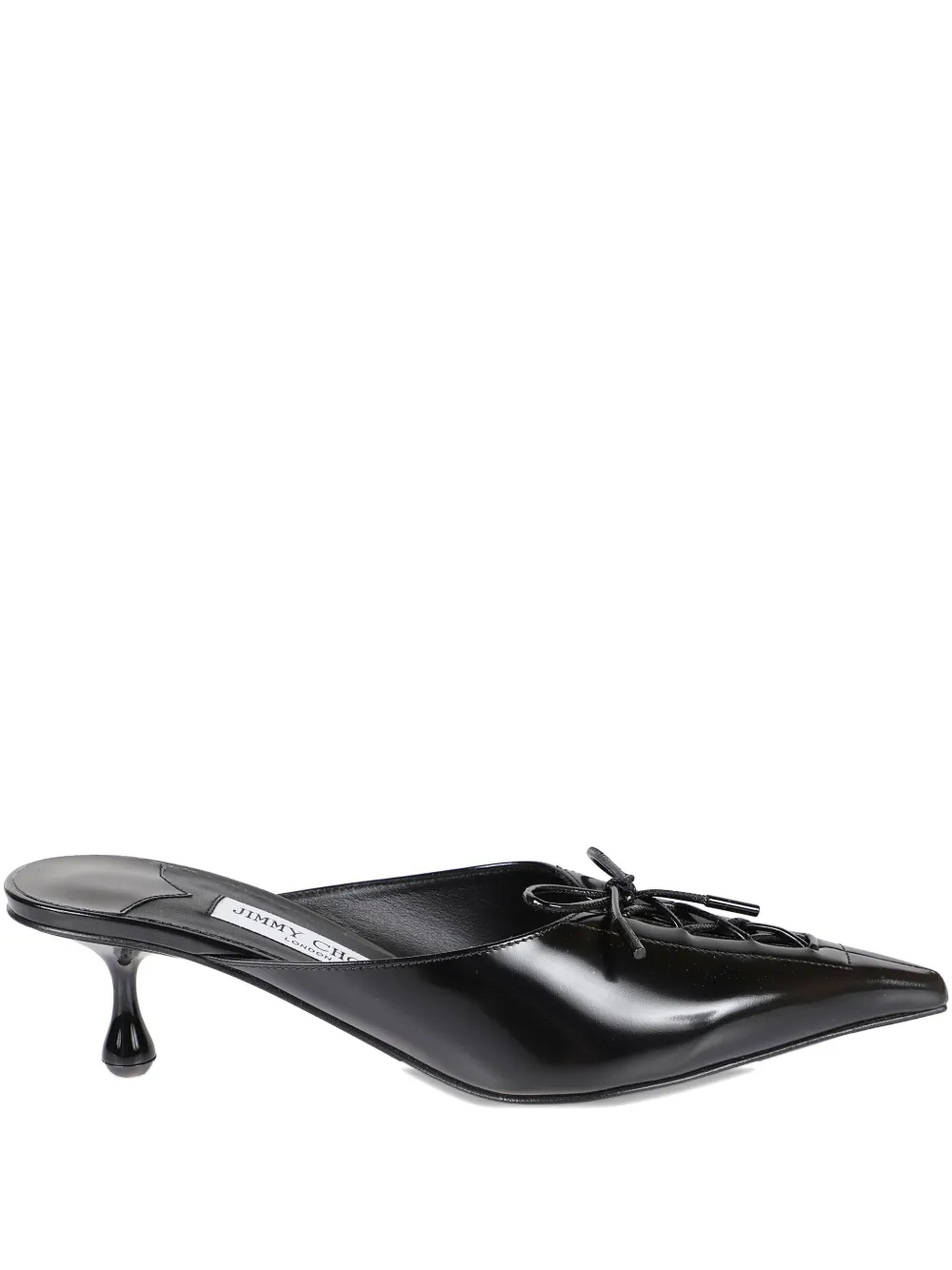 Jimmy Choo 50mm Scarlett lace-up pointed-toe mules Black