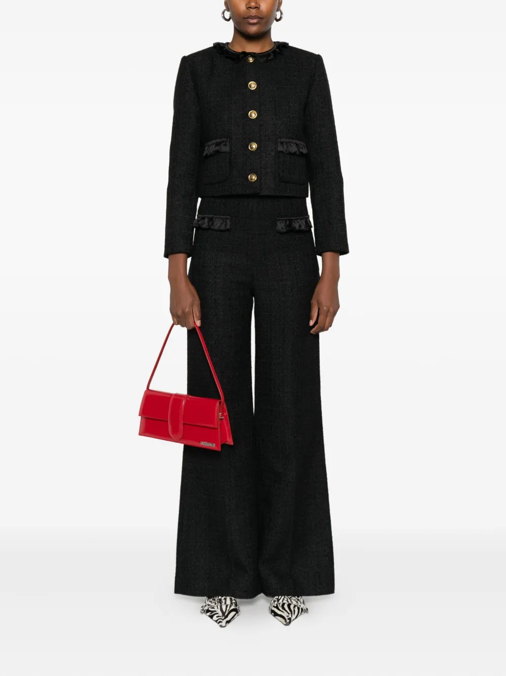 SANDRO ruffle embellished blazer | Blazers | Image 2