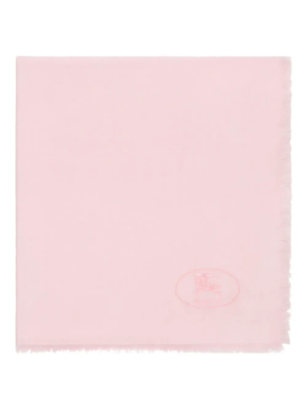 Burberry fringed square scarf | Pink | Image 1
