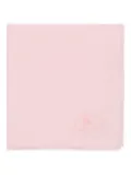 Burberry fringed square scarf - Pink