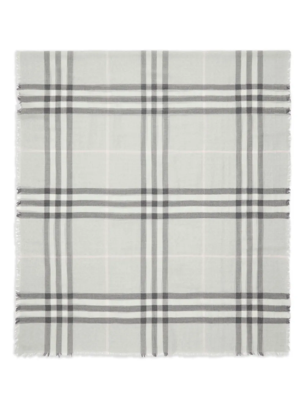 Burberry Check-print Wool Scarf
