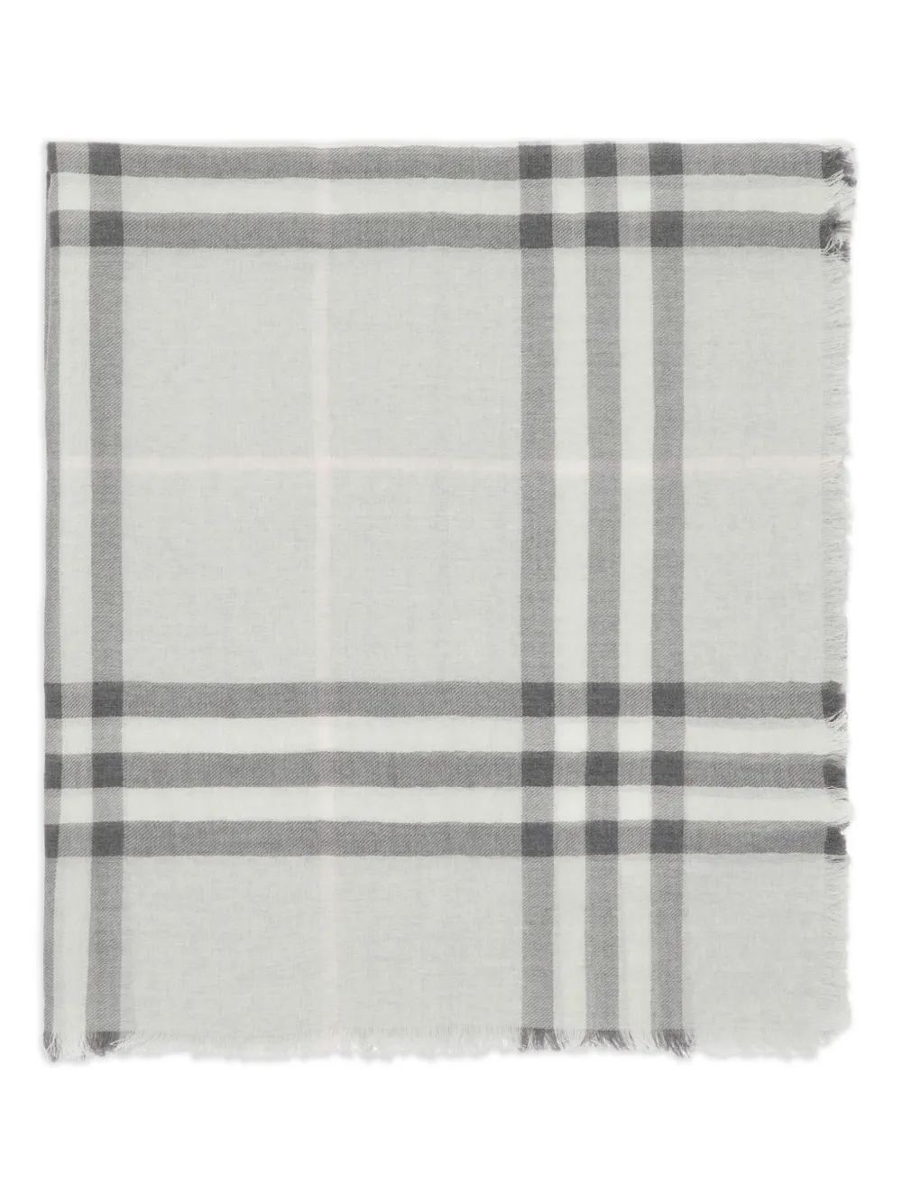 Burberry Geruite sjaal Grijs