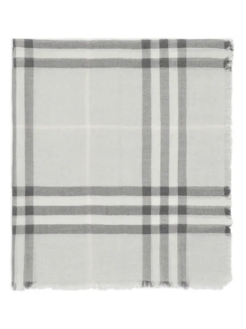 Burberry check-print wool scarf