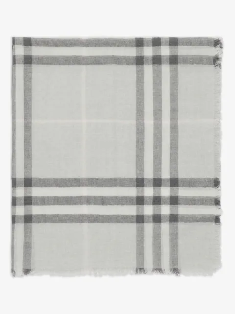 Burberry Cachecol xadrez de lã