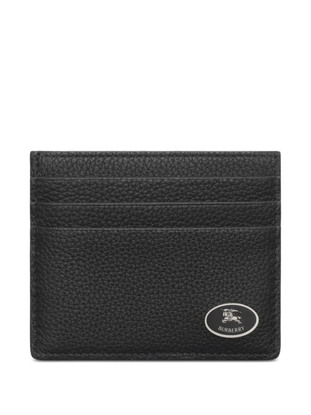 Burberry pebbled-leather cardholder - ブラック Burberry pebbled-leather cardholder - ブラック