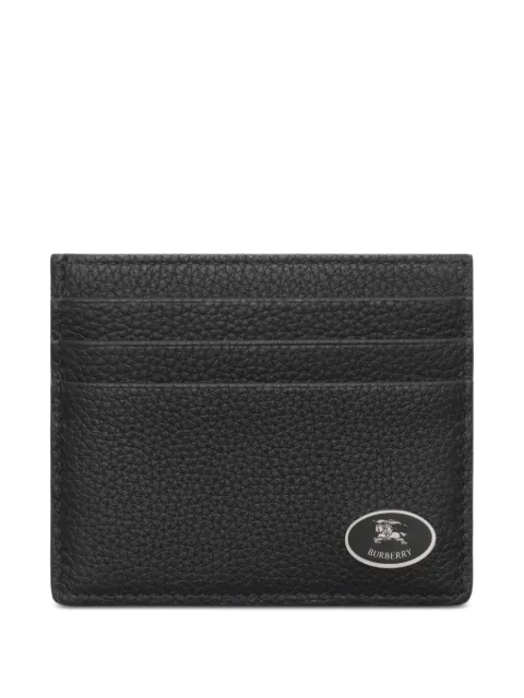 Burberry pebbled-leather cardholder