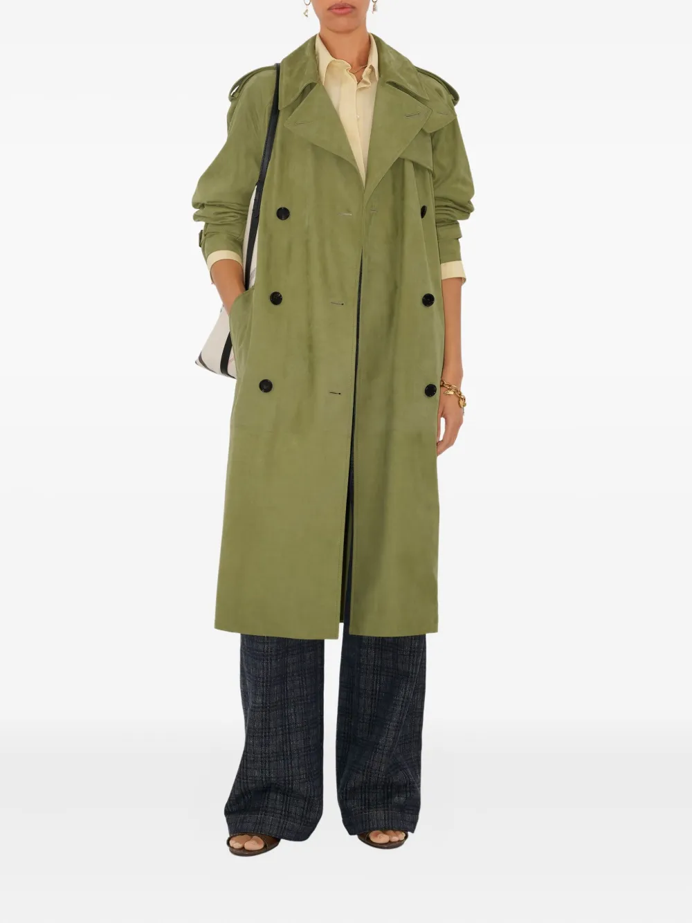 Burberry double-breasted belted trench coat | Trench Coats & Raincoats | Image 2