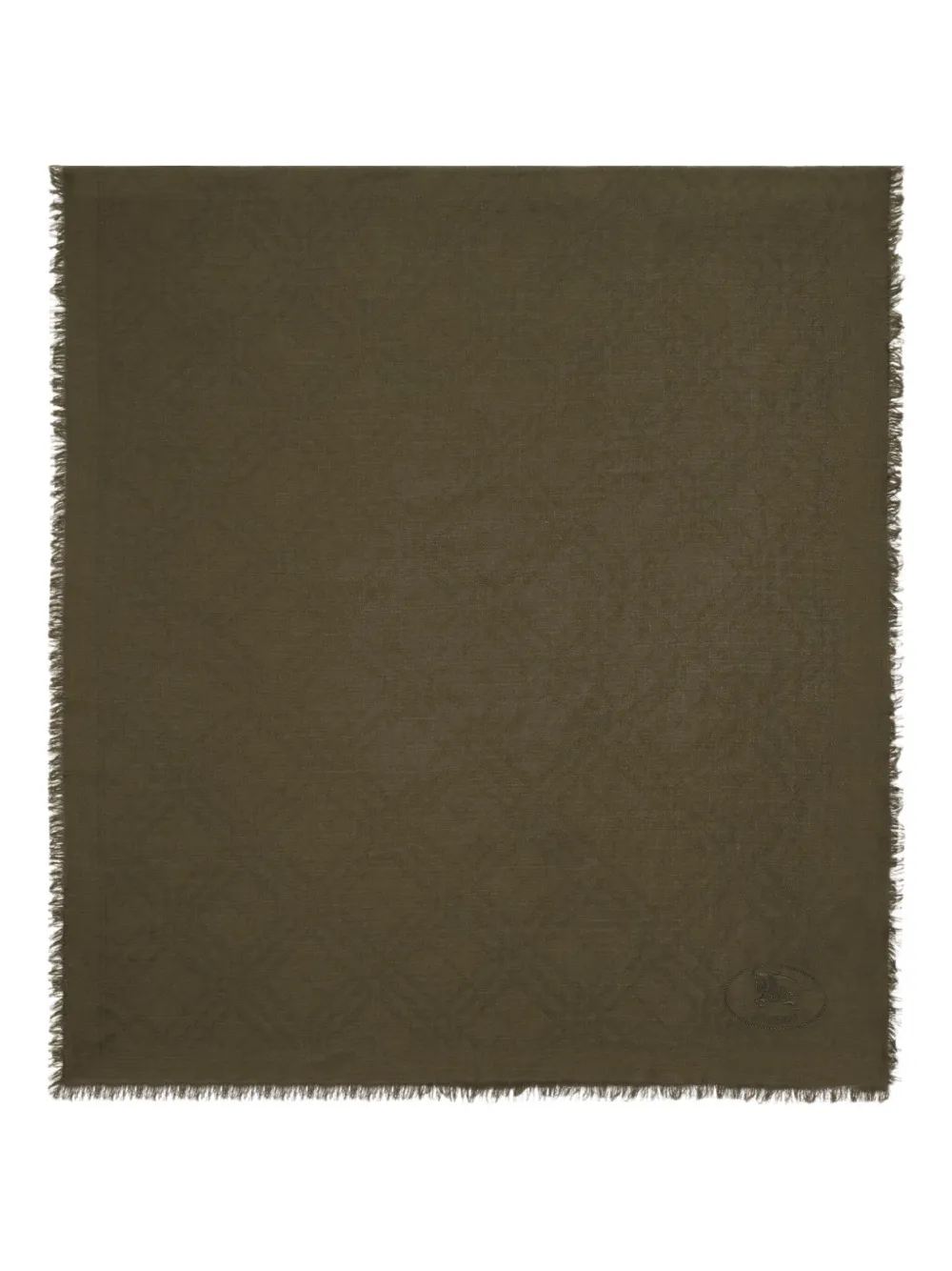 Burberry monogram frayed scarf | Women | Image 2