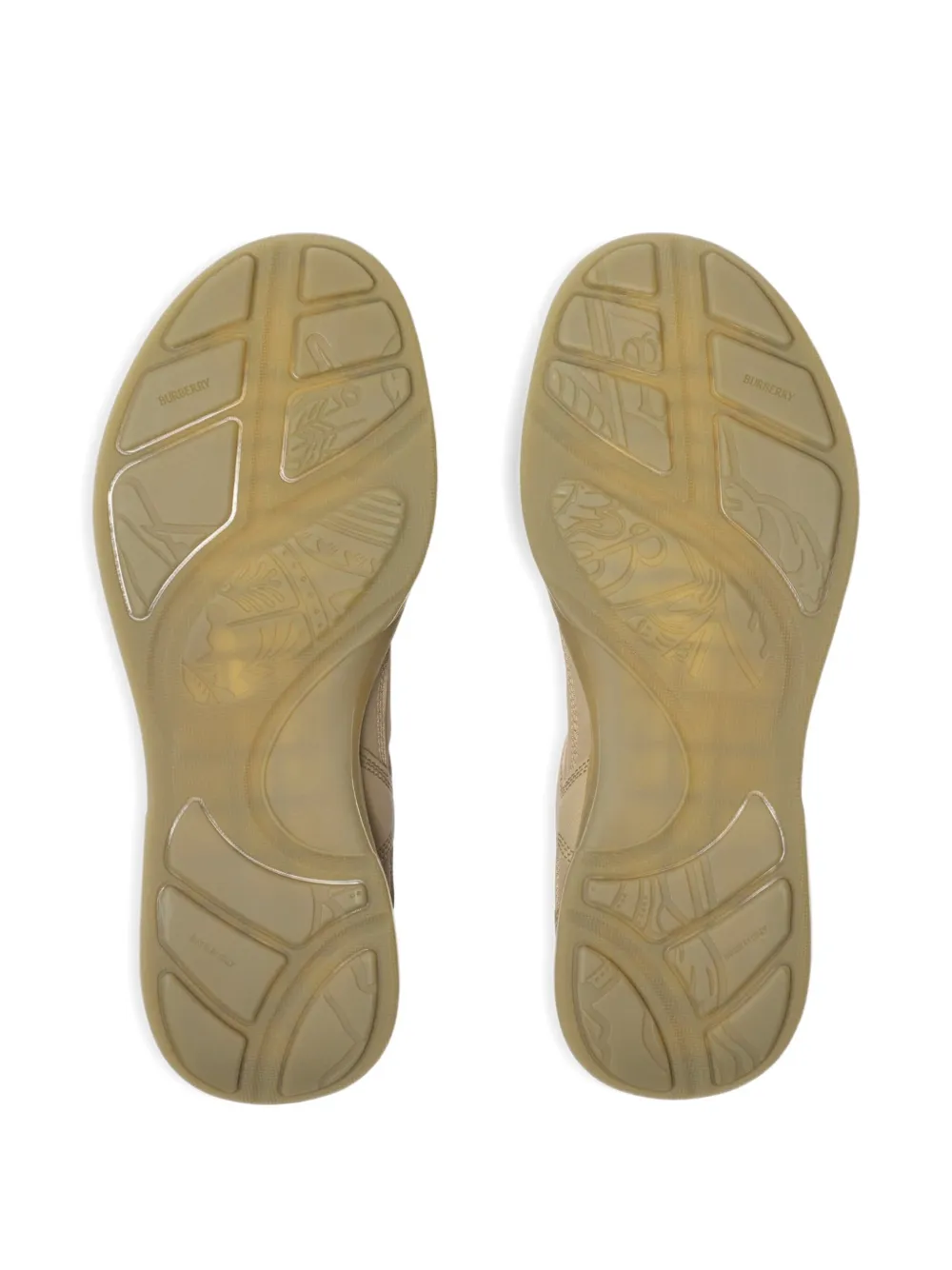 Burberry Matrix sneakers met geborduurd logo Bruin