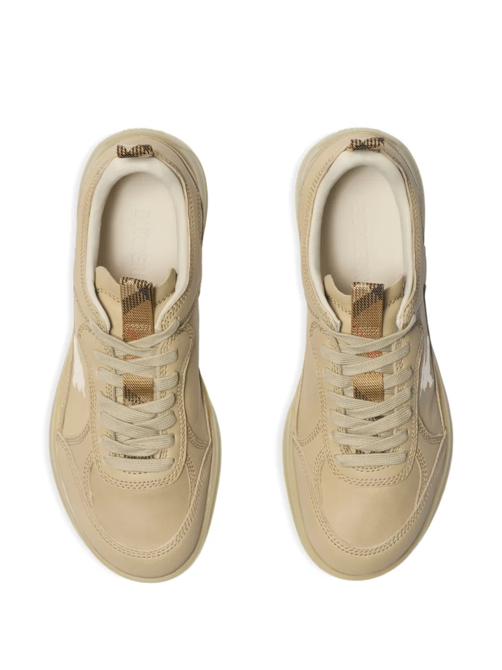 Burberry Matrix sneakers met geborduurd logo Bruin