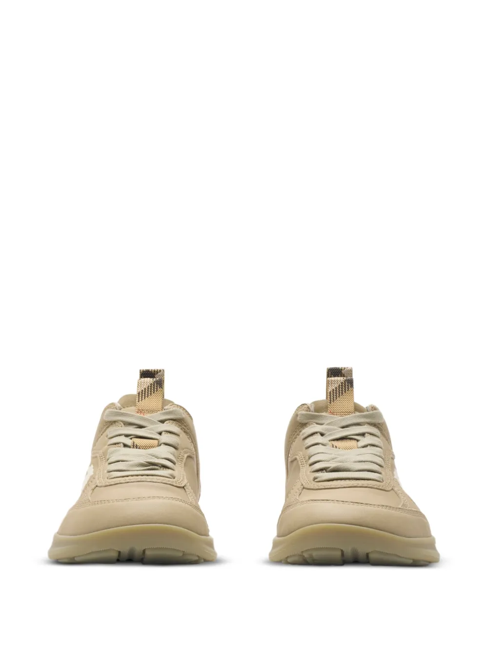 Burberry Matrix sneakers met geborduurd logo Bruin