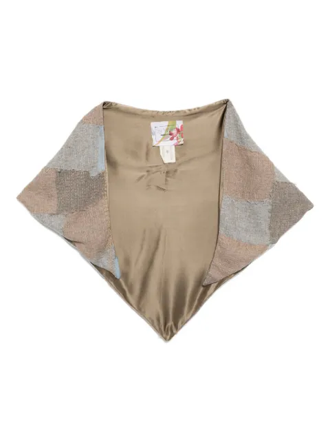 By Walid cashmere patchwork star shawl 