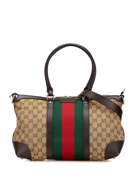 Gucci Pre-Owned 2000-2015 GG Canvas Web satchel