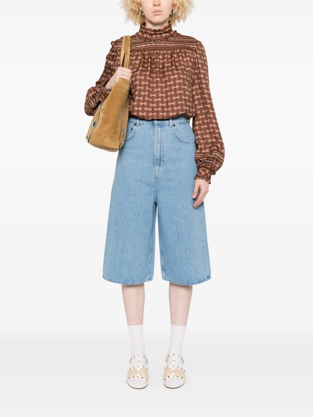 Valentino Garavani silk blouse - Bruin