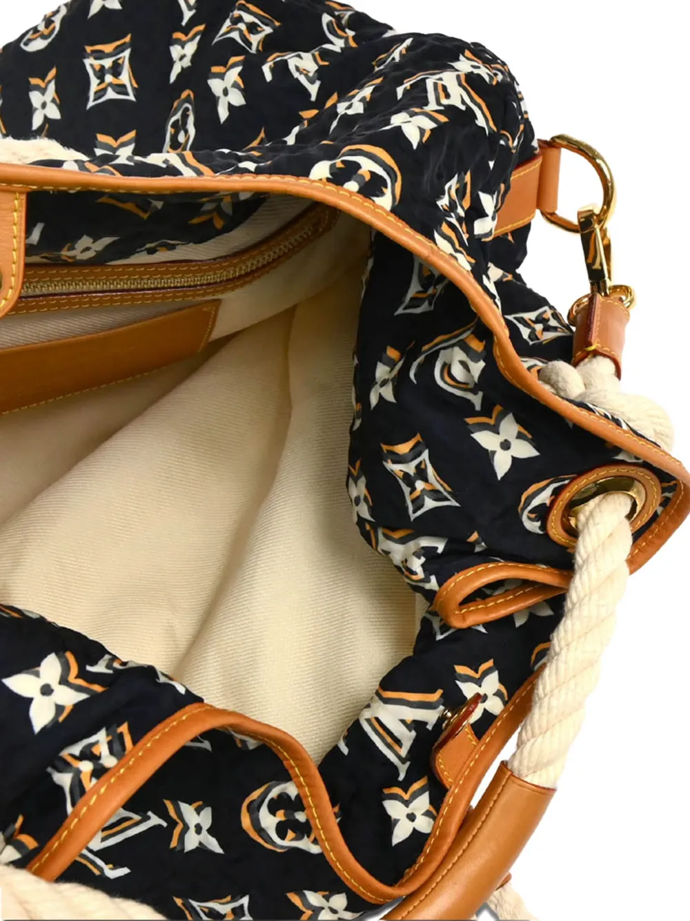 Pre-owned Louis Vuitton 2009 Cruise Line Bulle Gm Handbag